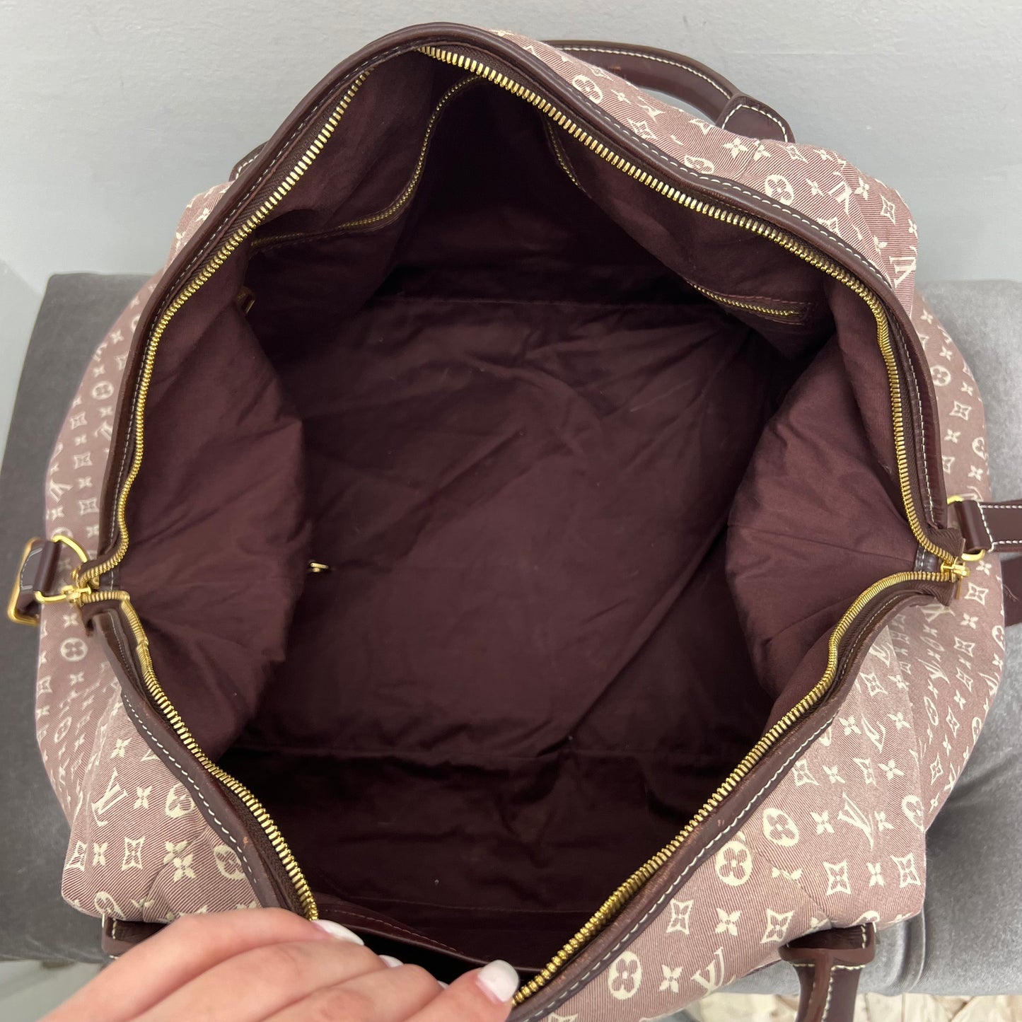 Louis Vuitton Idylle Odyssee Sepia mini Lin Duffle Bag