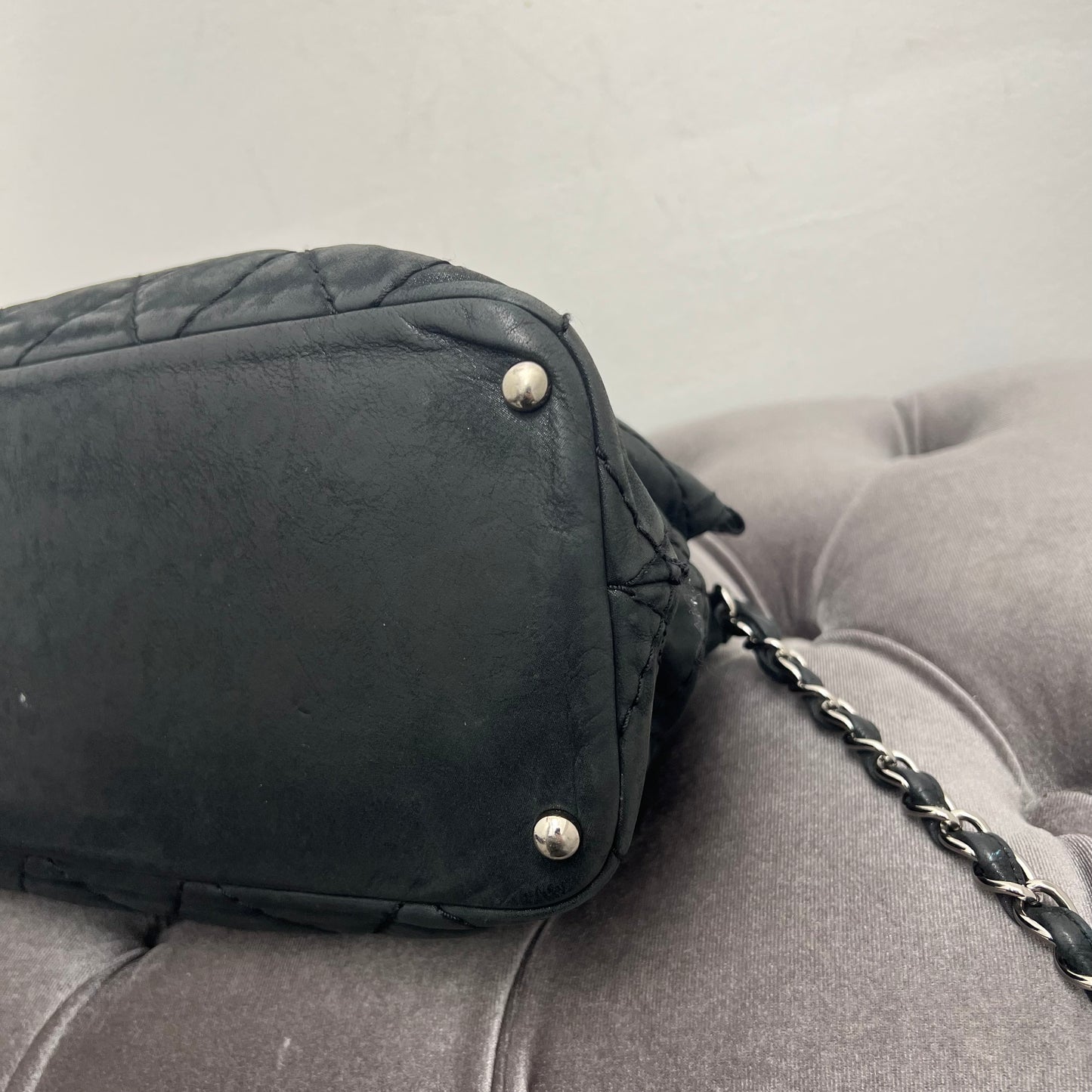 Chanel Sea Tote Quilted Iridescent Calfskin