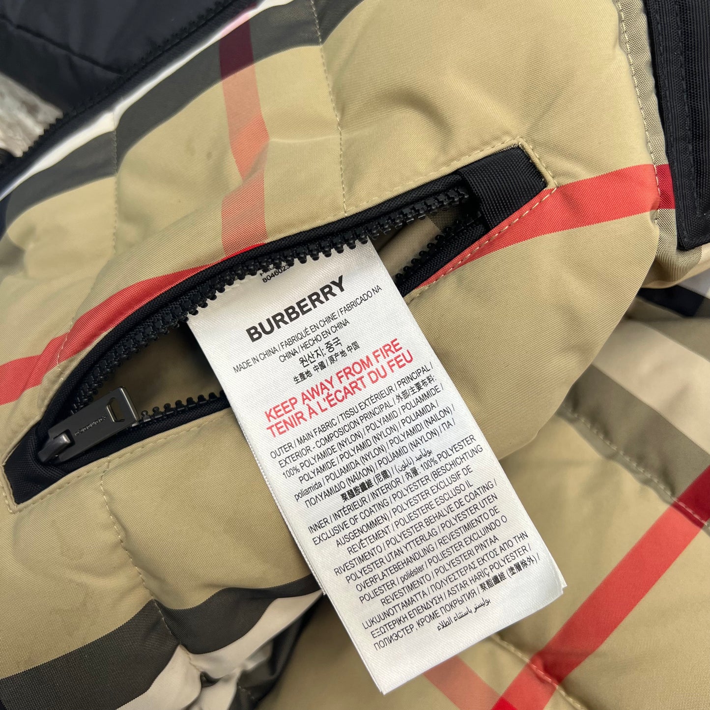 Burberry Kids Reversible Coat, 6 Youth