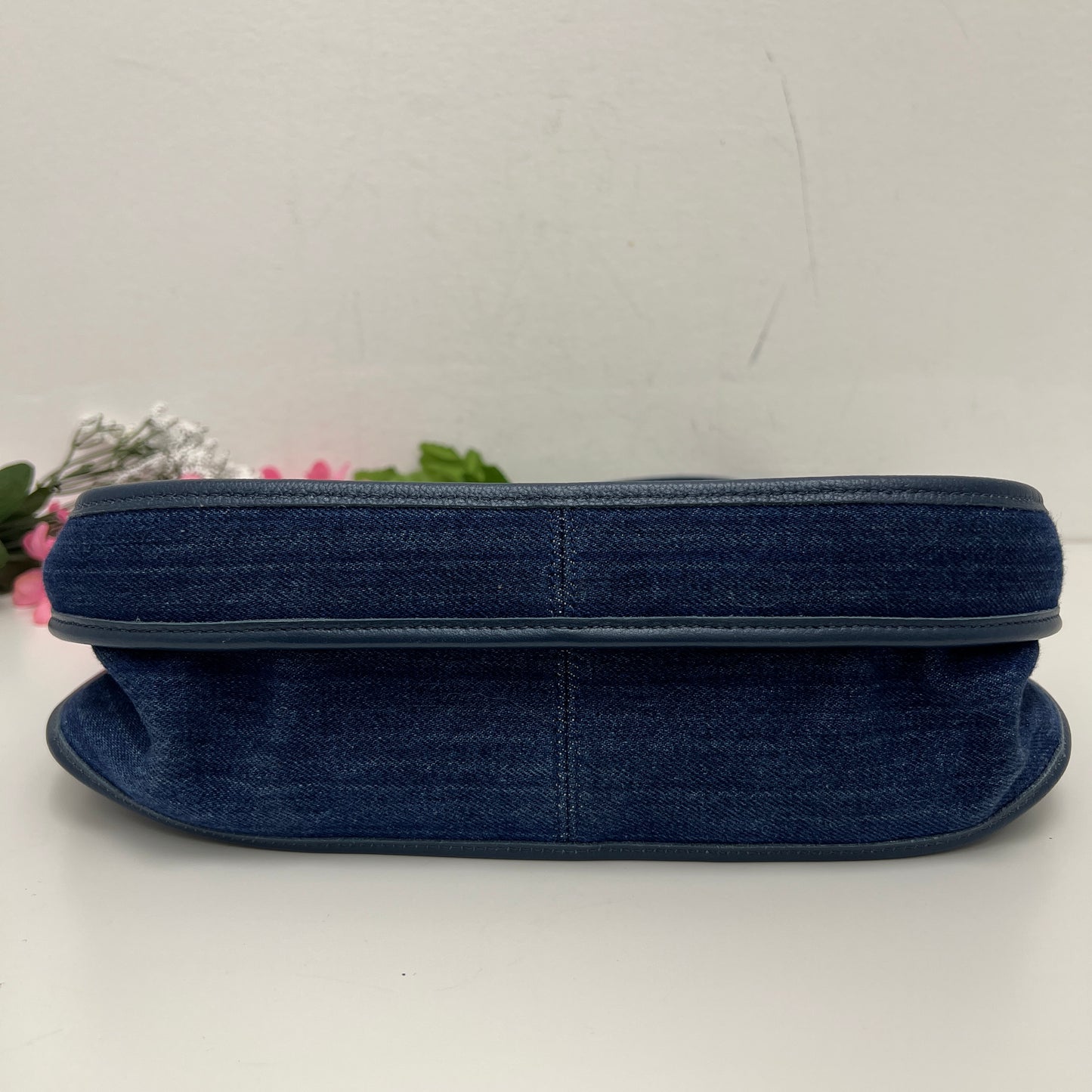 Chanel Quilted Denim Medium Jungle Stroll Crossbody Bag