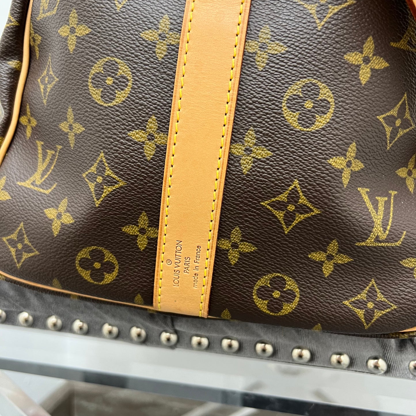Louis Vuitton Monogram Keepall 50 Bandouliere Duffle Bag