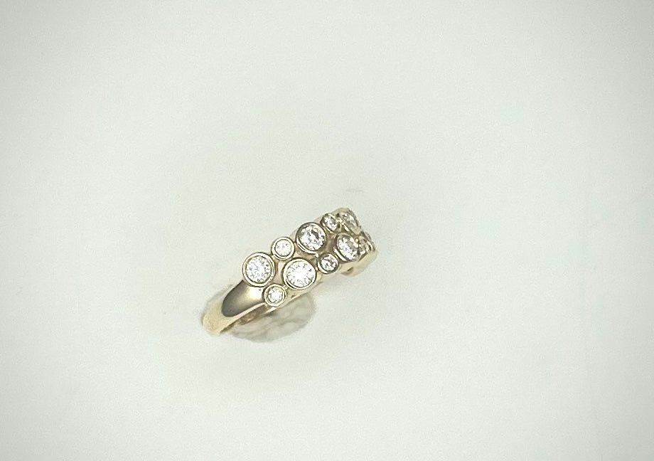 Effy 14k Yellow Gold Diamond Ring