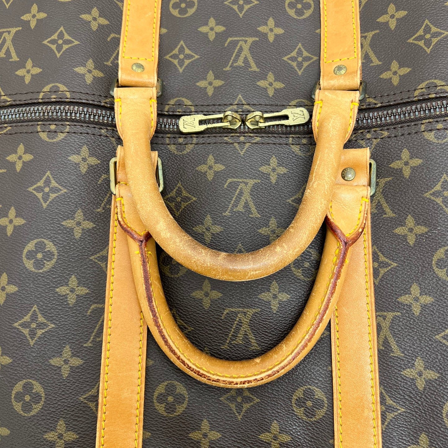 Louis Vuitton Monogram Keepall 55 Duffle Bag