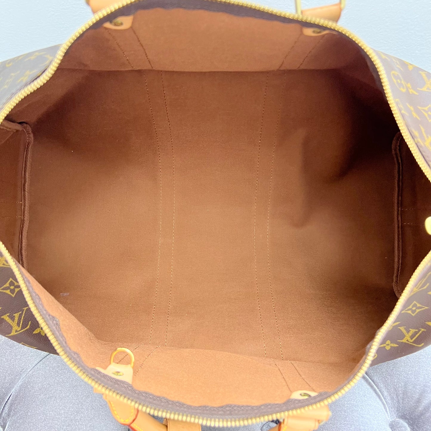 Louis Vuitton Monogram Keepall 50 Bandouliere Duffle Bag