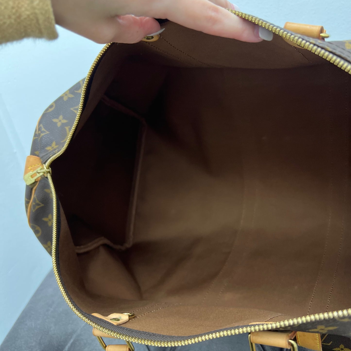Louis Vuitton Monogram Keepall 55 Duffle Bag