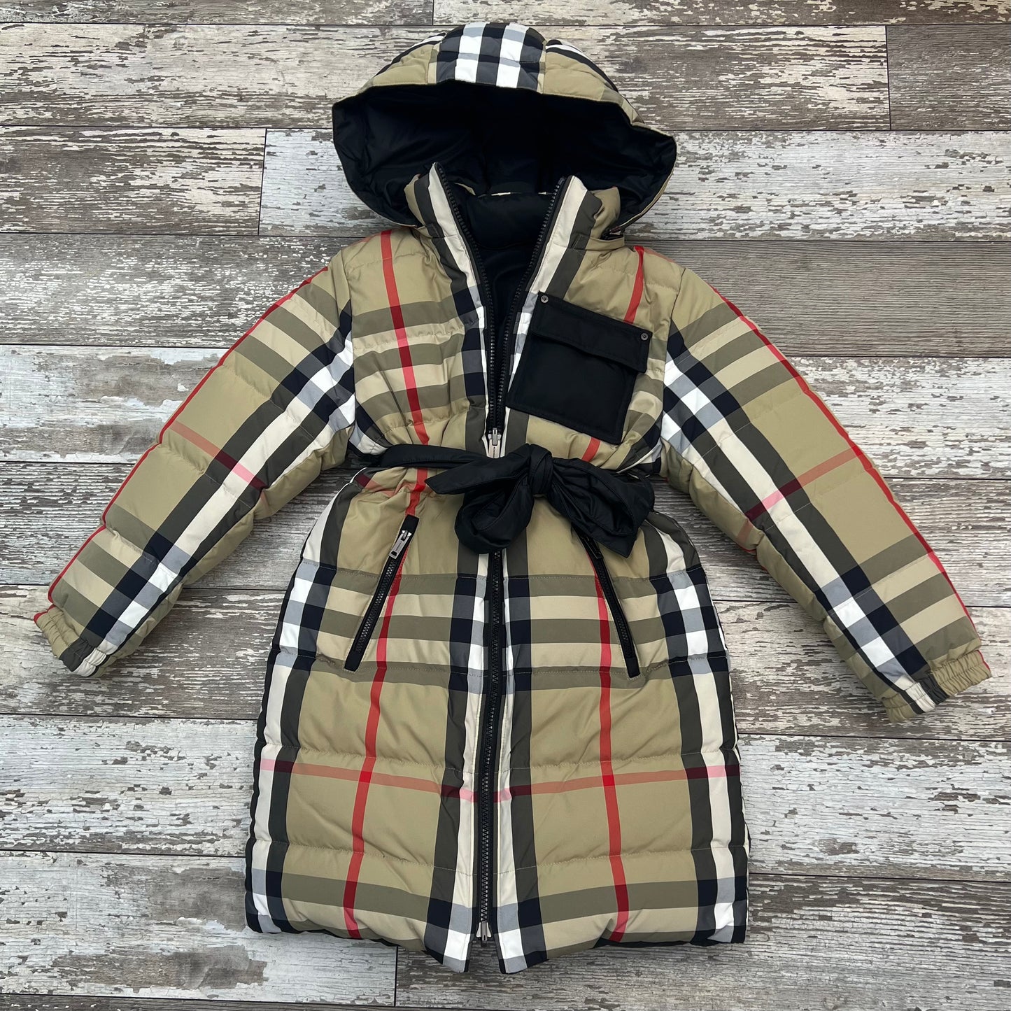 Burberry Kids Reversible Coat, 8 Youth