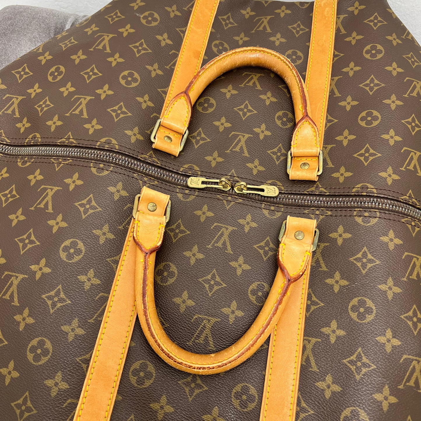 Louis Vuitton Monogram Keepall 55 Duffle Bag