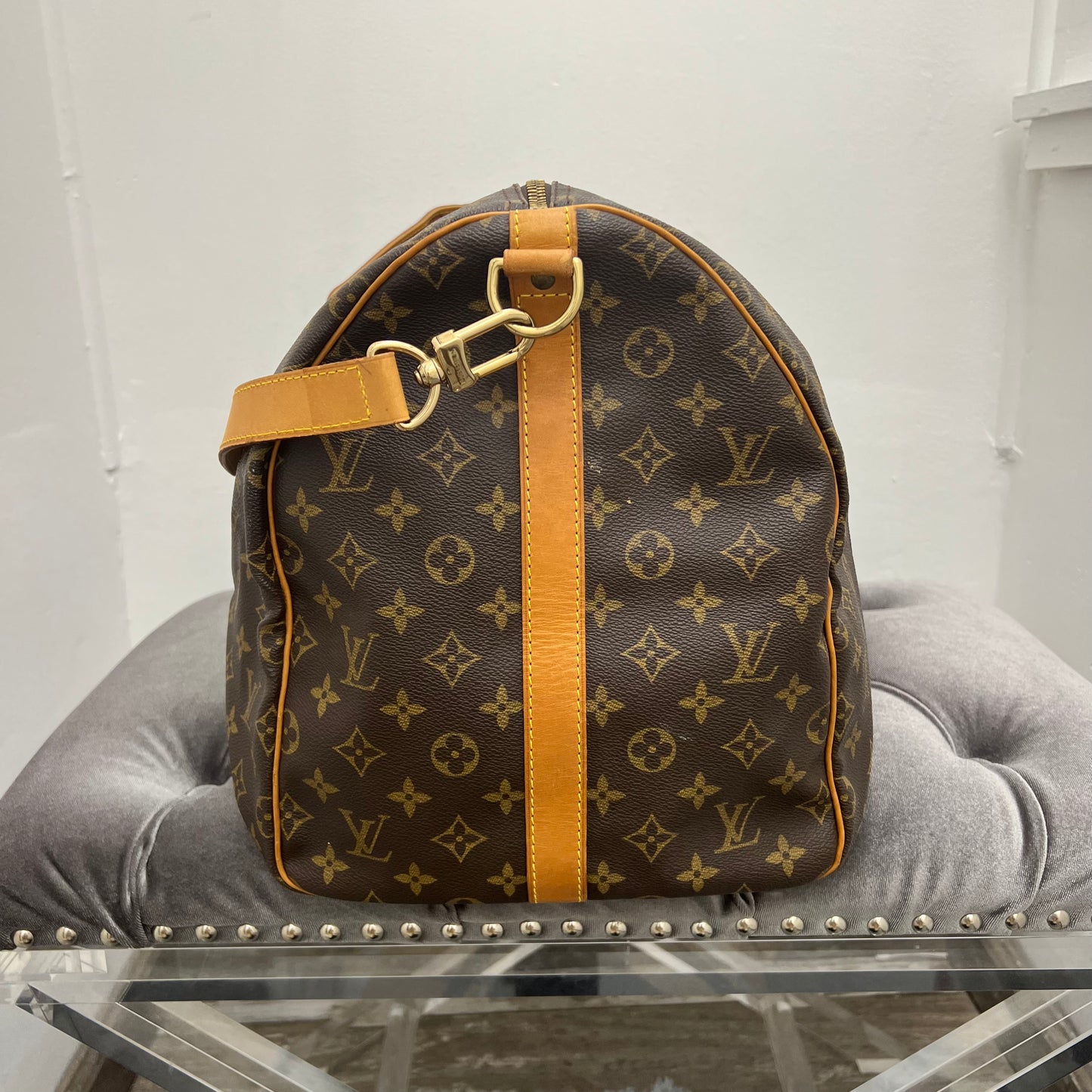 Louis Vuitton Keepall 55 Bandouliere Monogram Duffle Bag