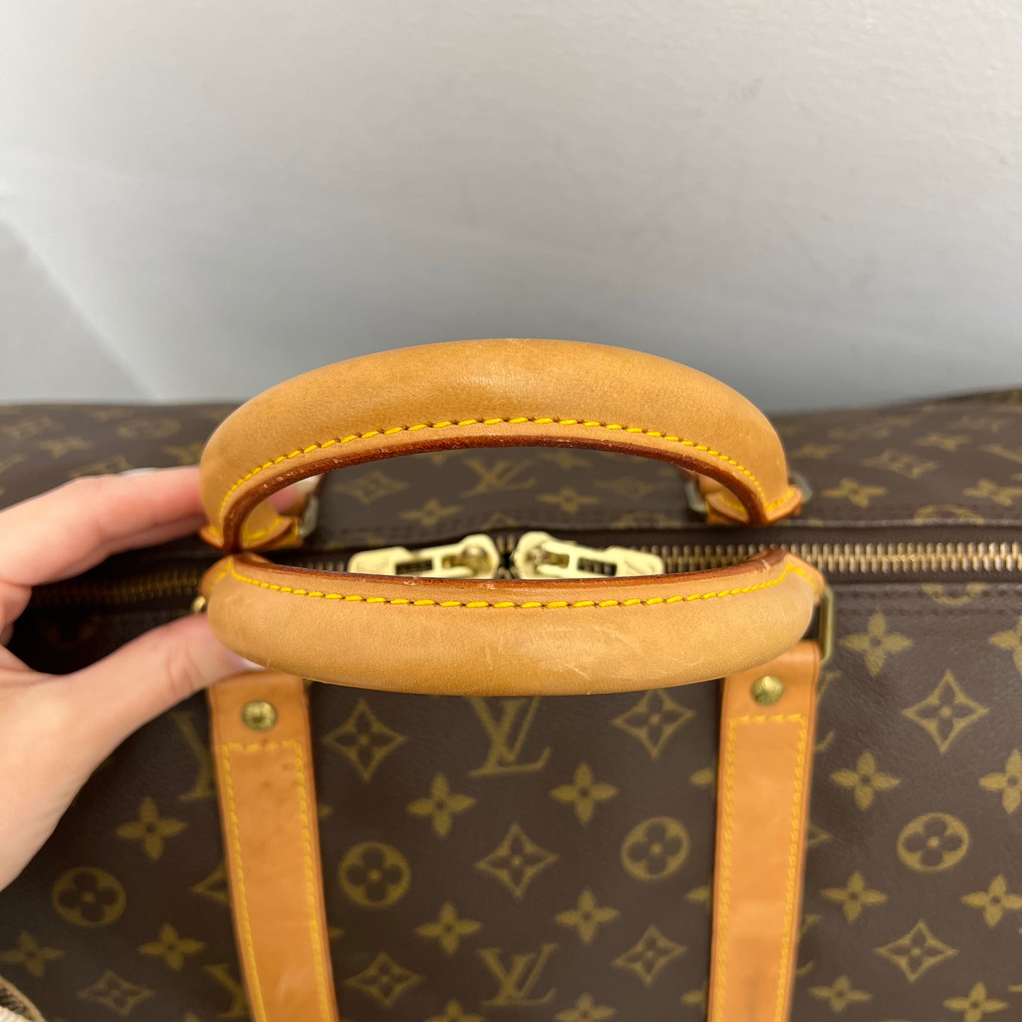 Louis Vuitton Monogram Keepall 55 Duffle Bag