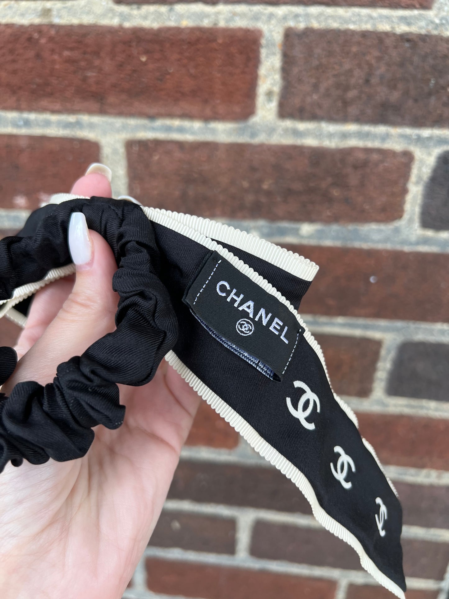 Chanel Silk Hair Tie