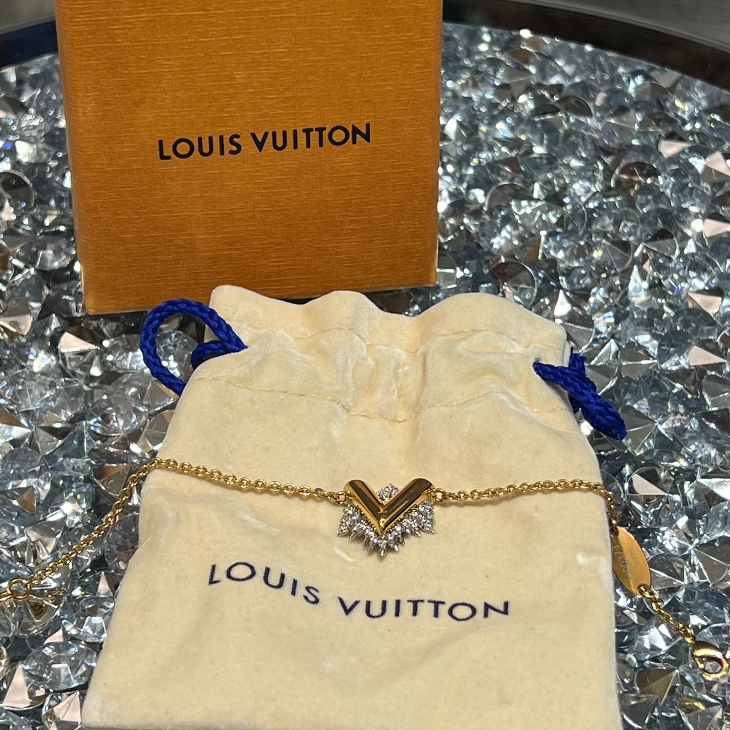 Louis Vuitton Glory V Bracelet with Box & Dustbag
