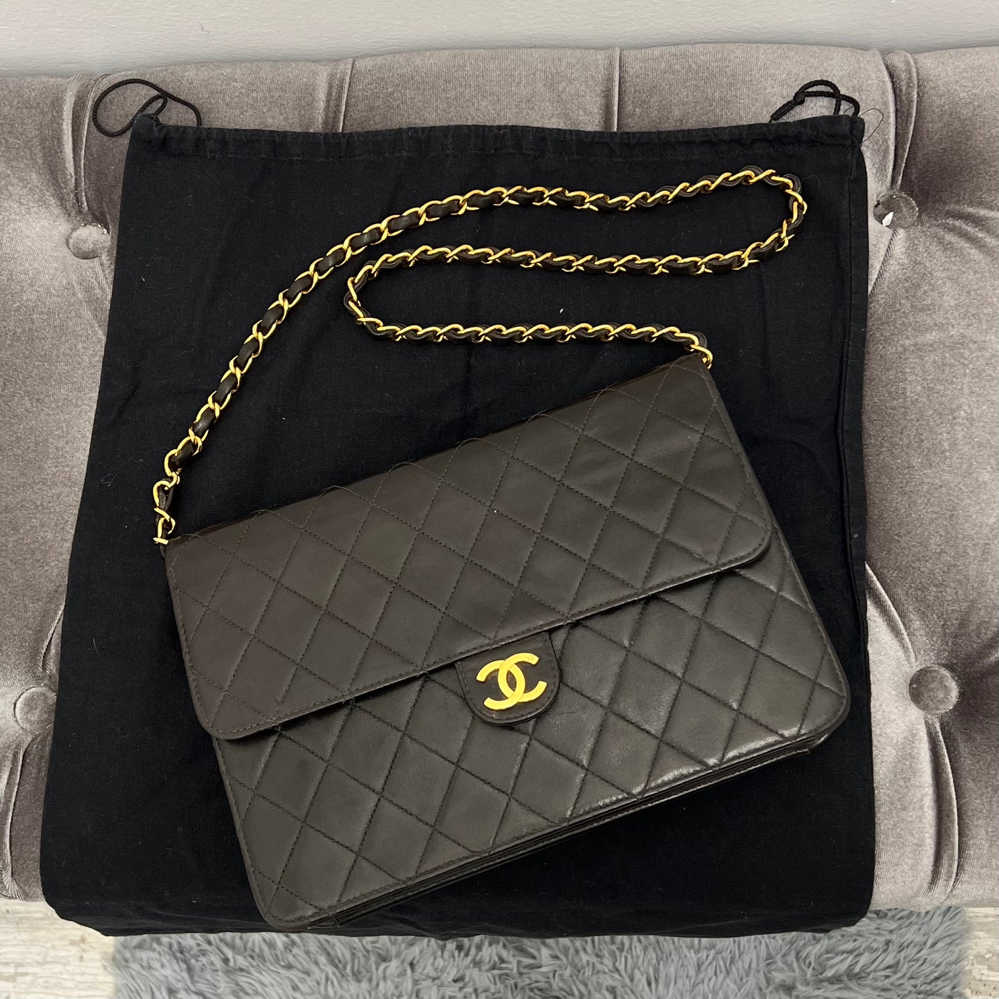 Chanel Vintage Single Flap Shoulder Bag