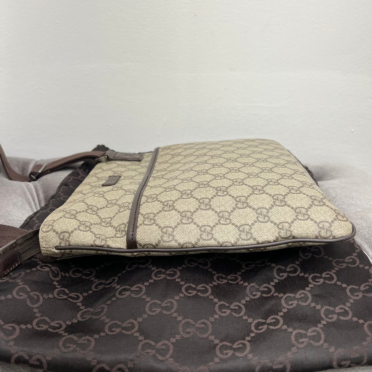 Gucci Monogram Messenger Bag