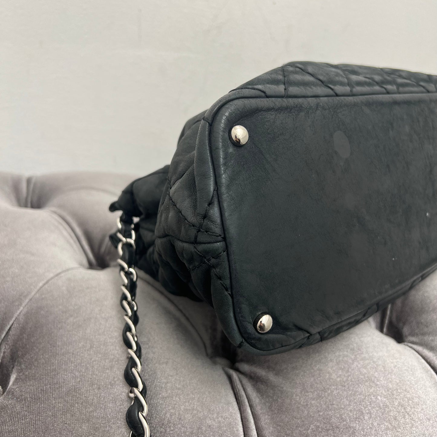 Chanel Sea Tote Quilted Iridescent Calfskin