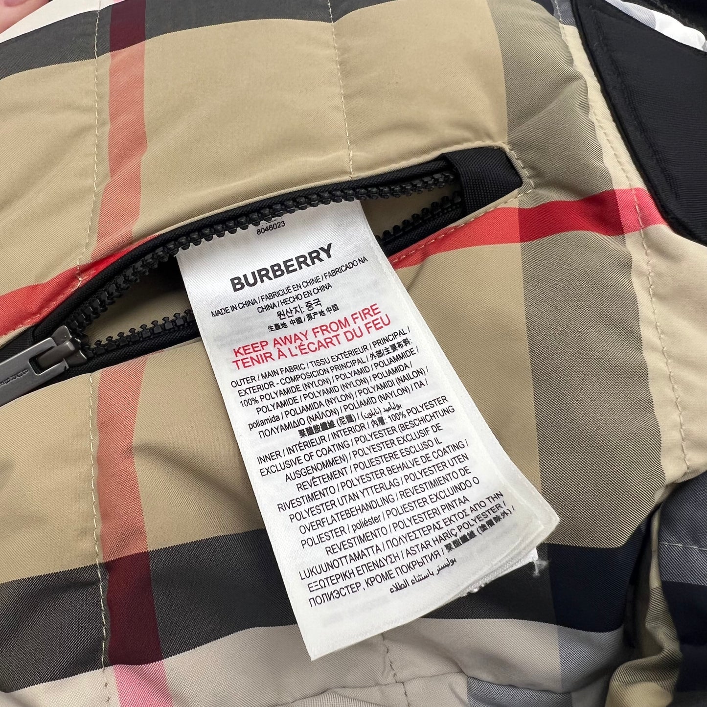 Burberry Kids Reversible Coat, 3 Youth