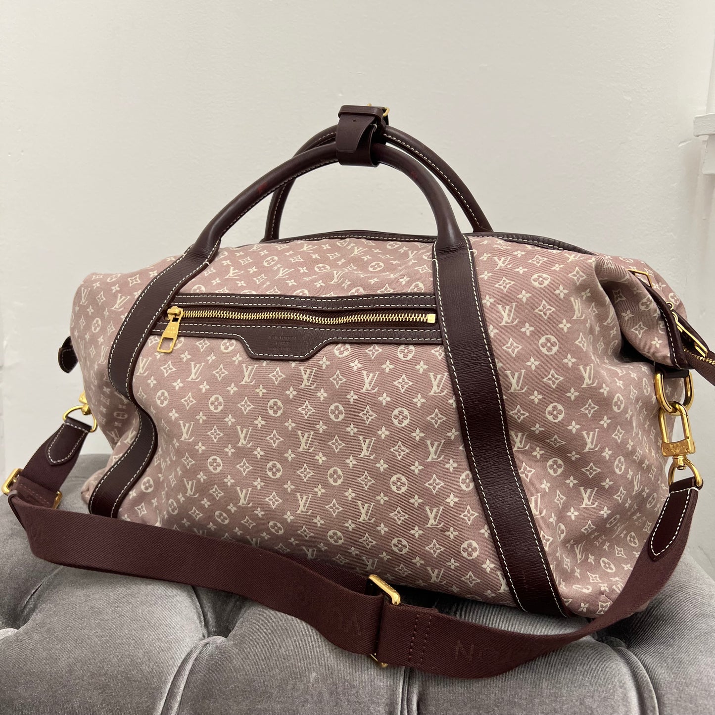 Louis Vuitton Idylle Odyssee Sepia mini Lin Duffle Bag