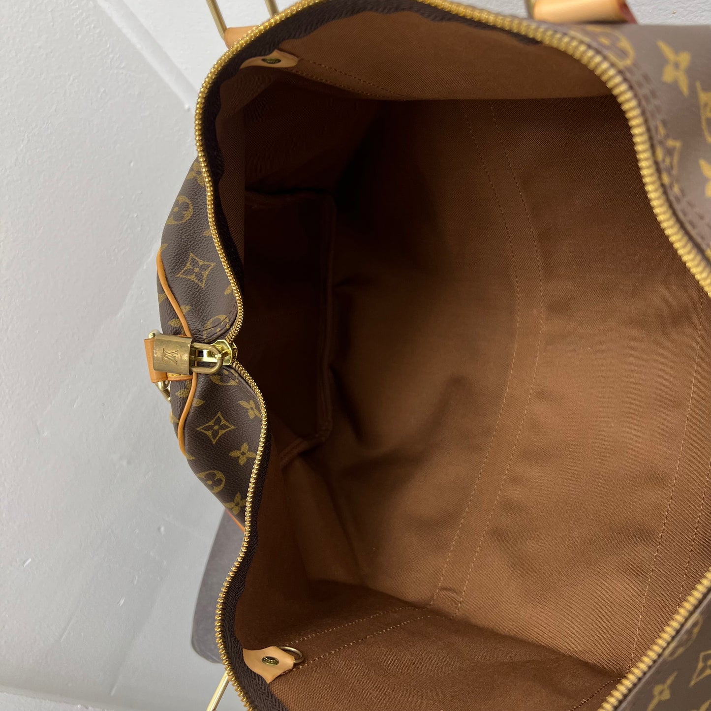 Louis Vuitton Monogram Keepall 50 Bandouliere Duffle Bag