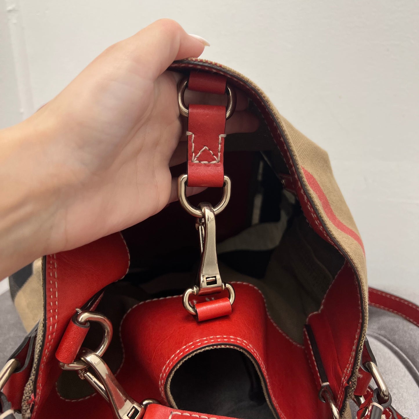 Burberry Medium Susanna Hobo Bucket