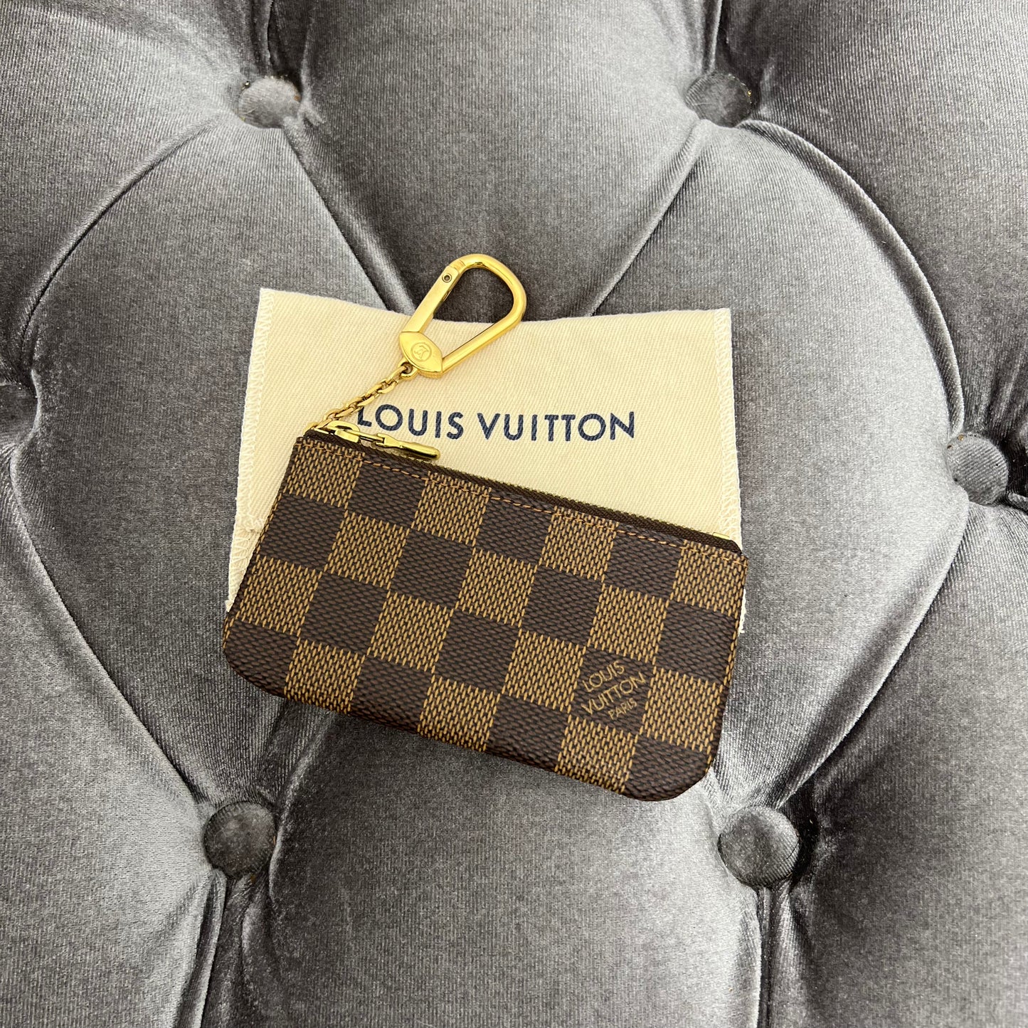 Louis Vuitton Damier Ebene Key Pouch