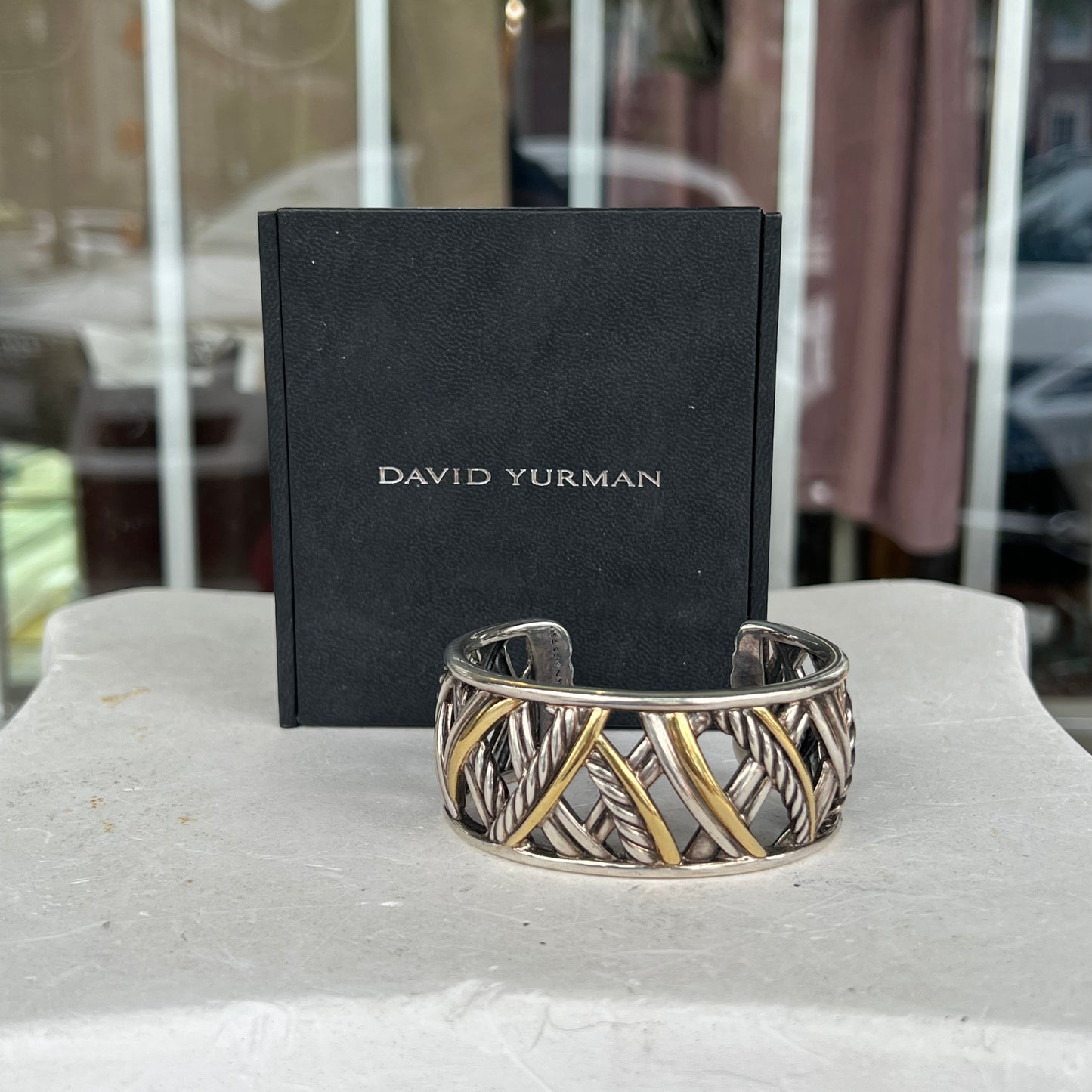 David Yurman Papyrus Bracelet with 18k Gold