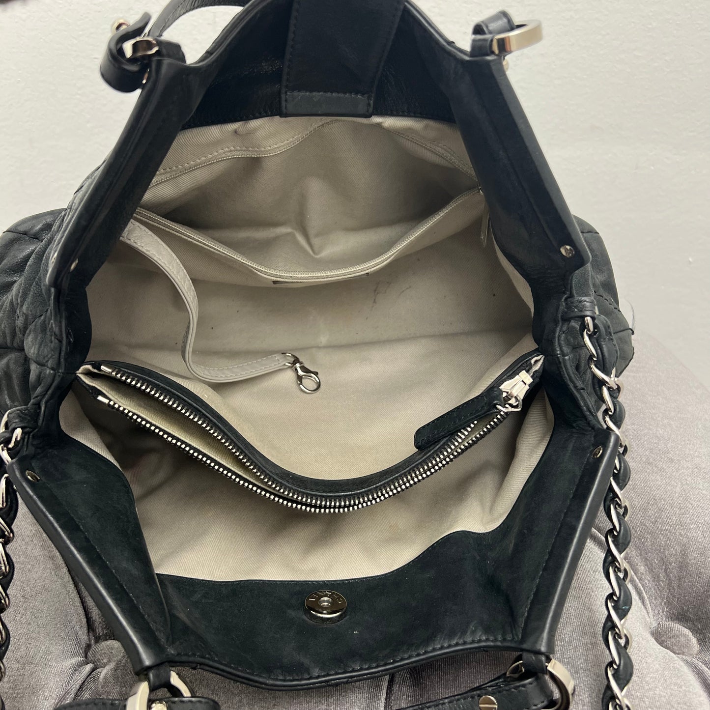 Chanel Sea Tote Quilted Iridescent Calfskin