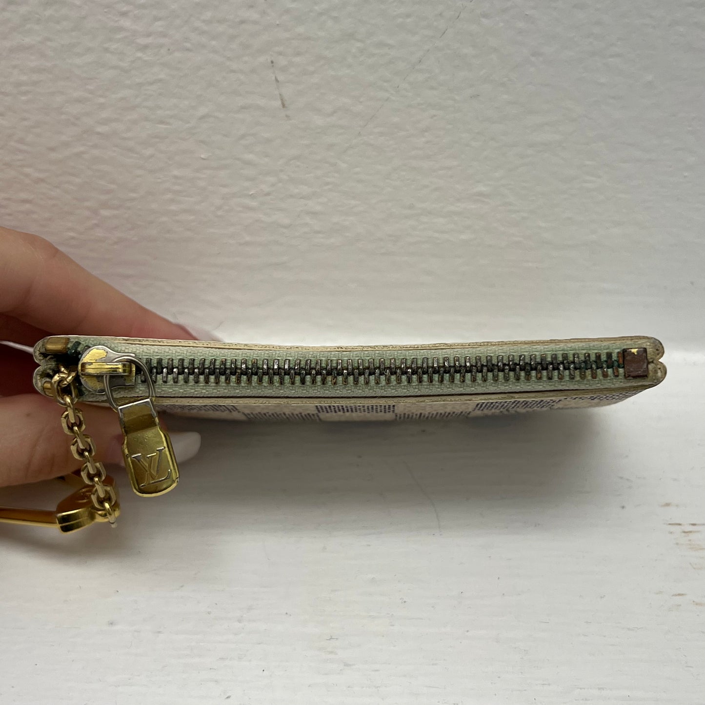 Louis Vuitton Key Pouch Damier Azur