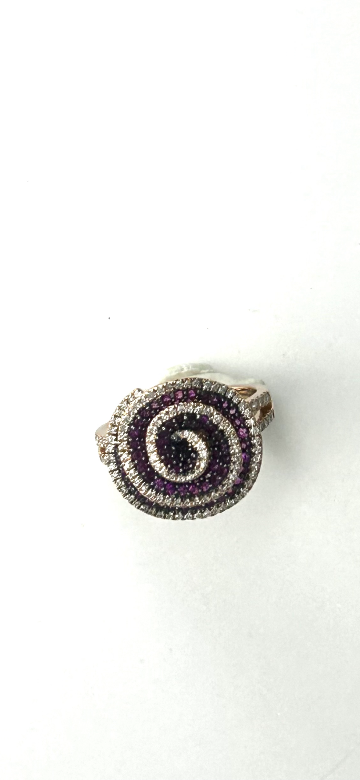 Effy 14k Rose Gold Diamond Ruby Ring