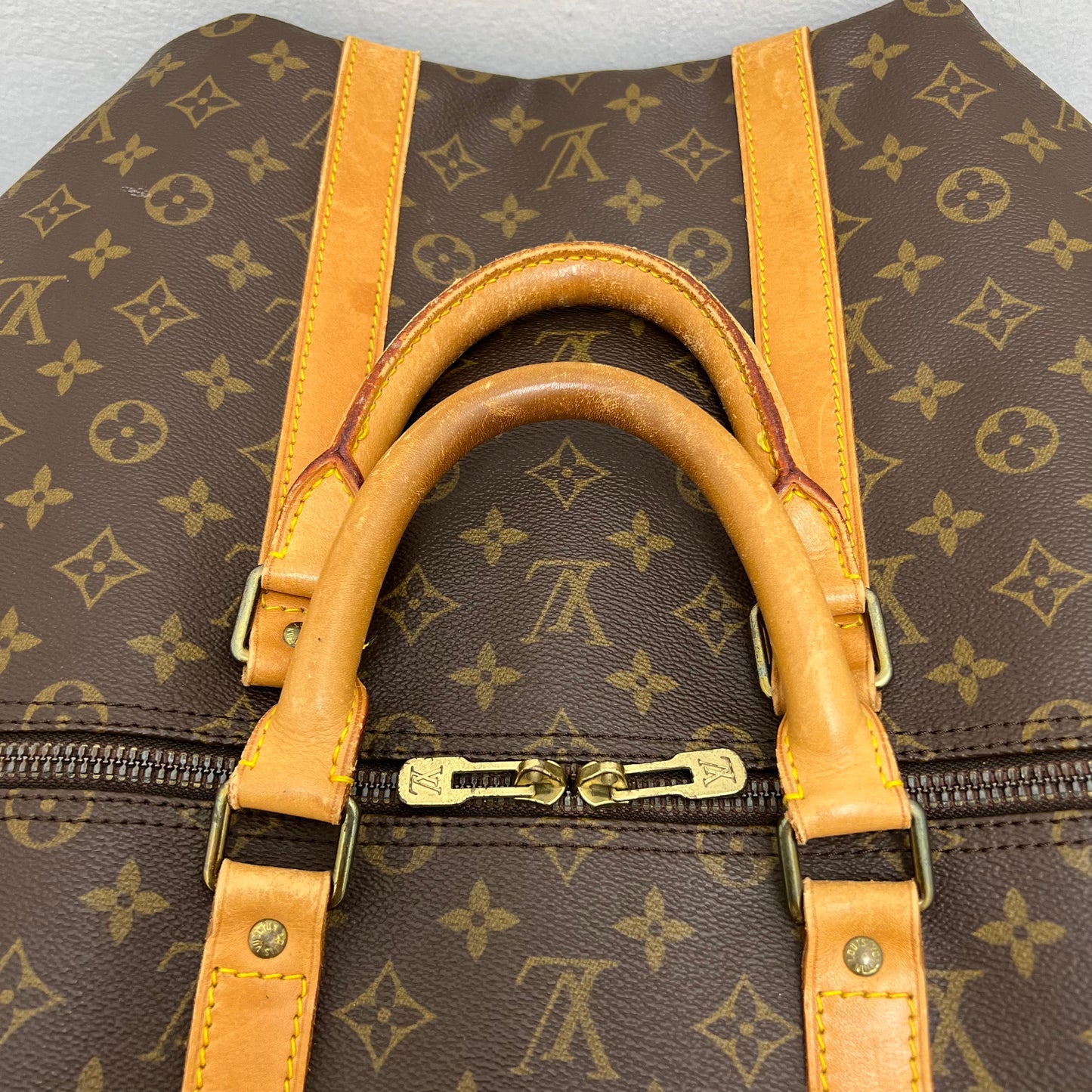 Louis Vuitton Monogram Keepall 55 Duffle Bag