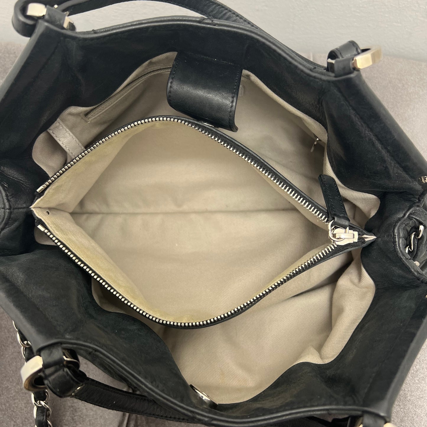 Chanel Sea Tote Quilted Iridescent Calfskin