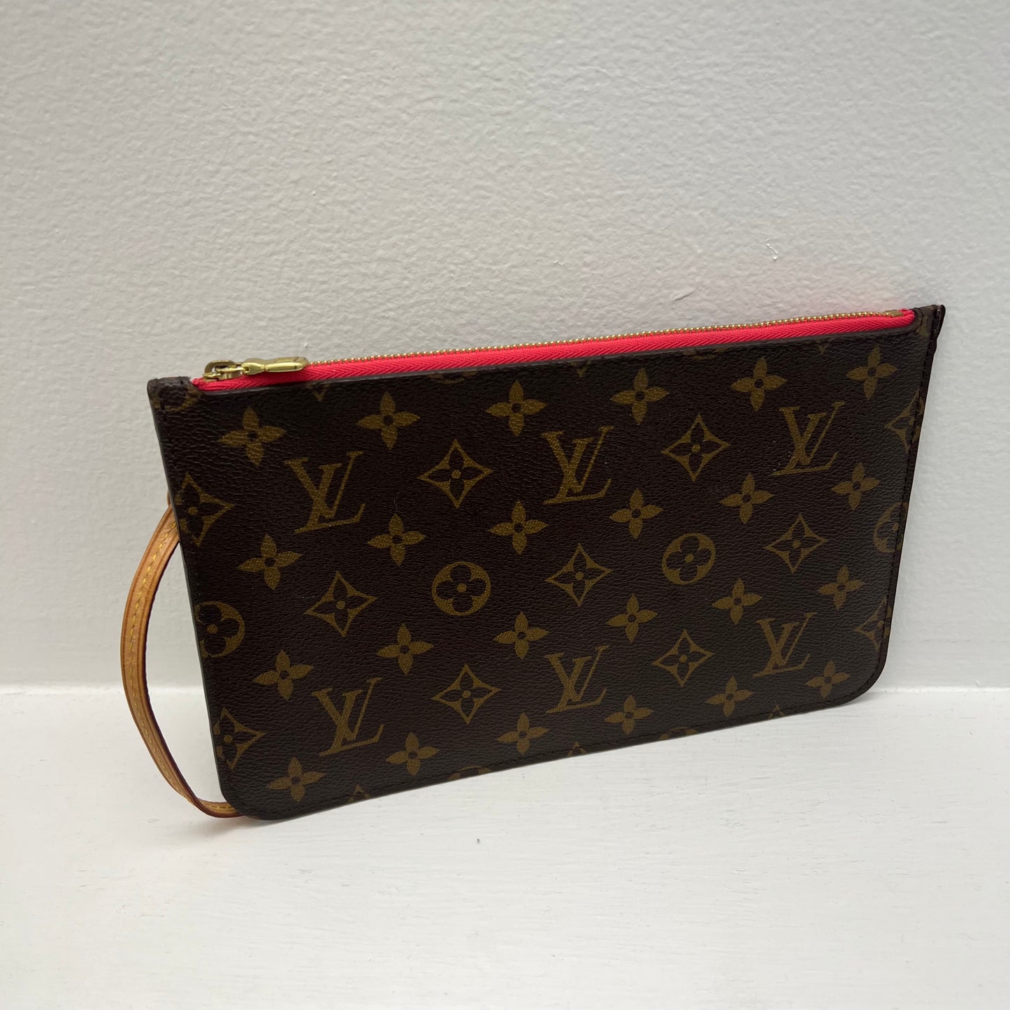 Louis Vuitton Neverfull Pouch Monogram, Pink
