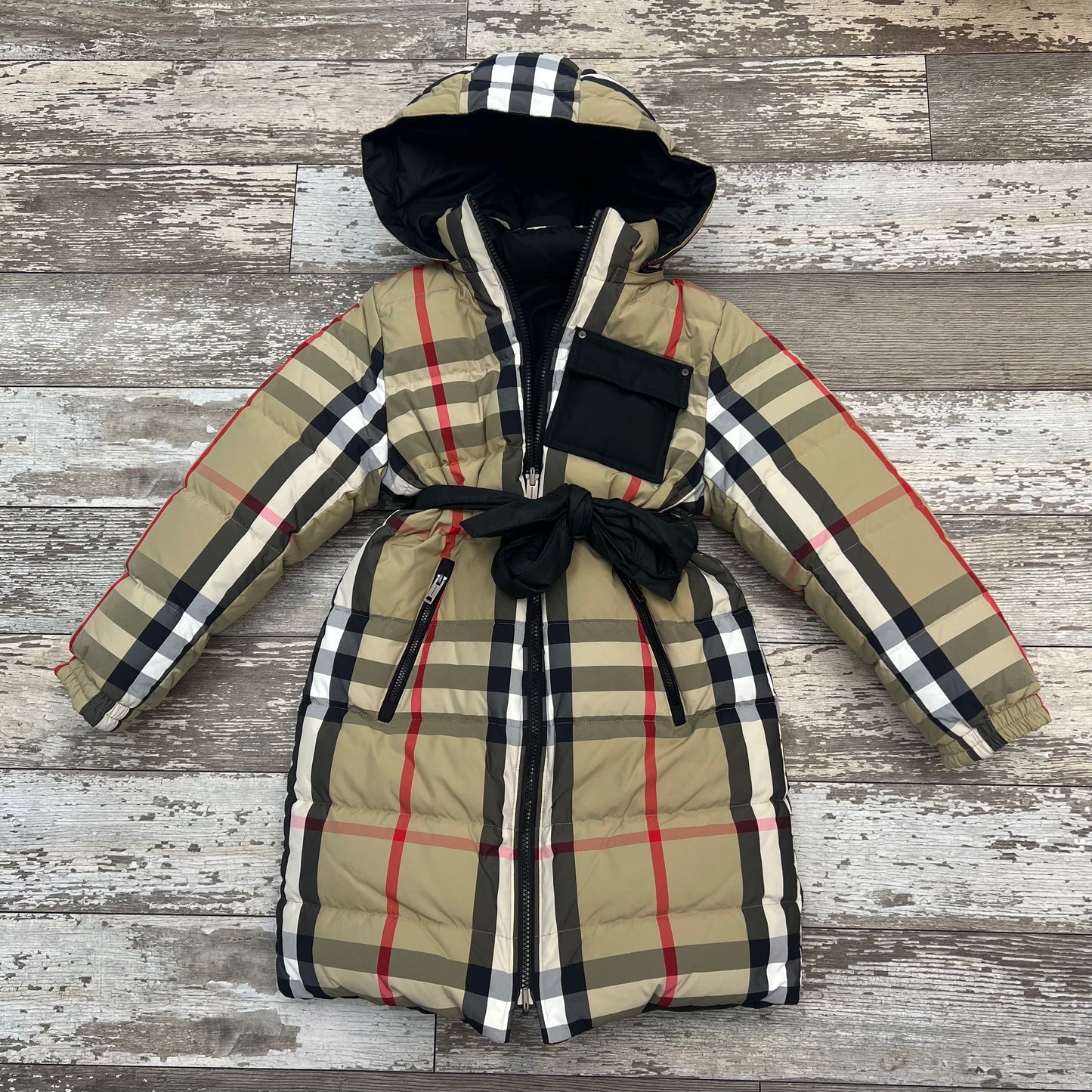Burberry Kids Reversible Coat, 8 Youth