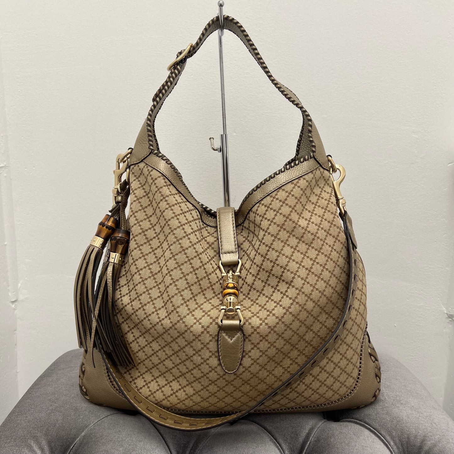 Gucci Jackie Bag Diamanté Medium