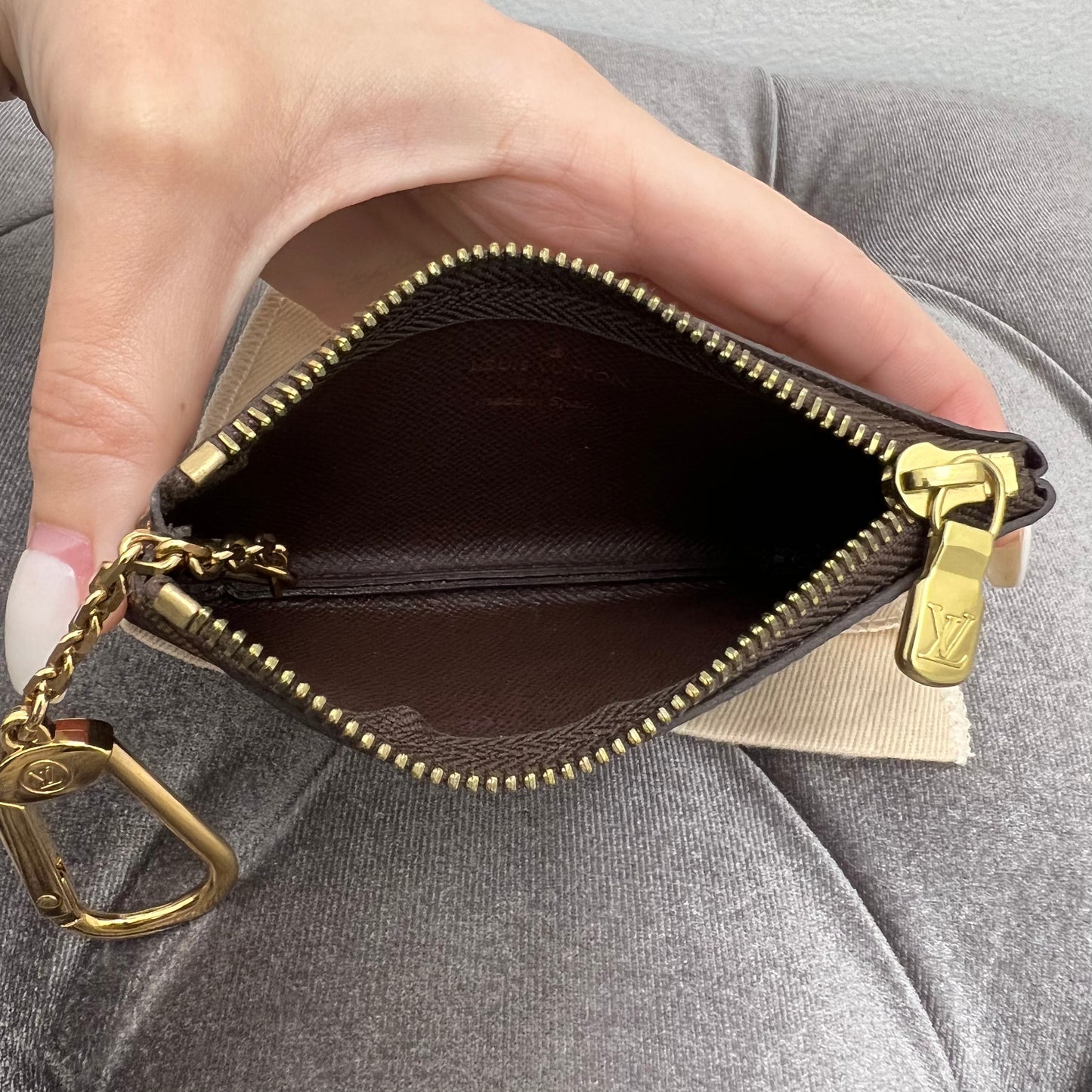 Louis Vuitton Damier Ebene Key Pouch