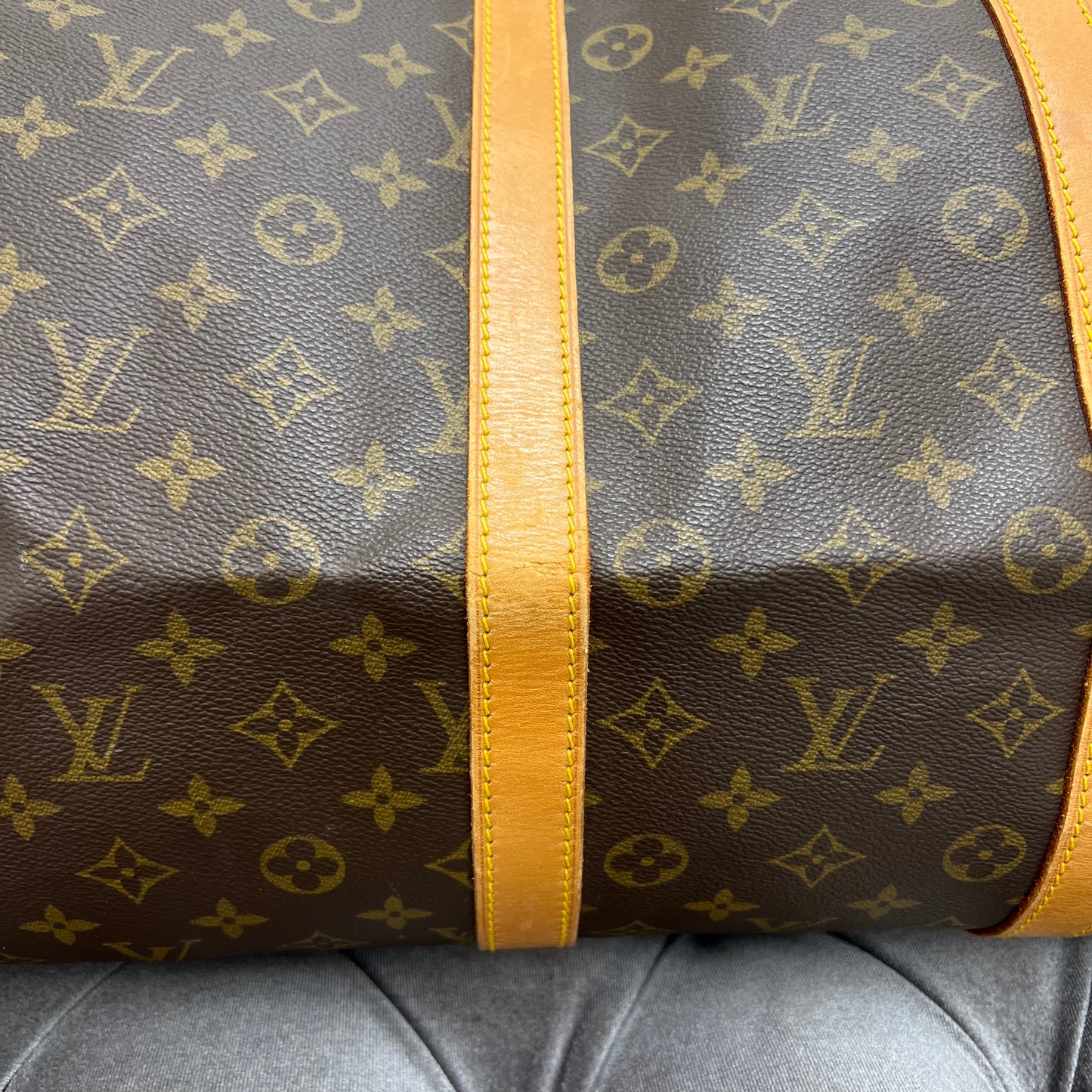 Louis Vuitton Monogram Keepall 55 Duffle Bag