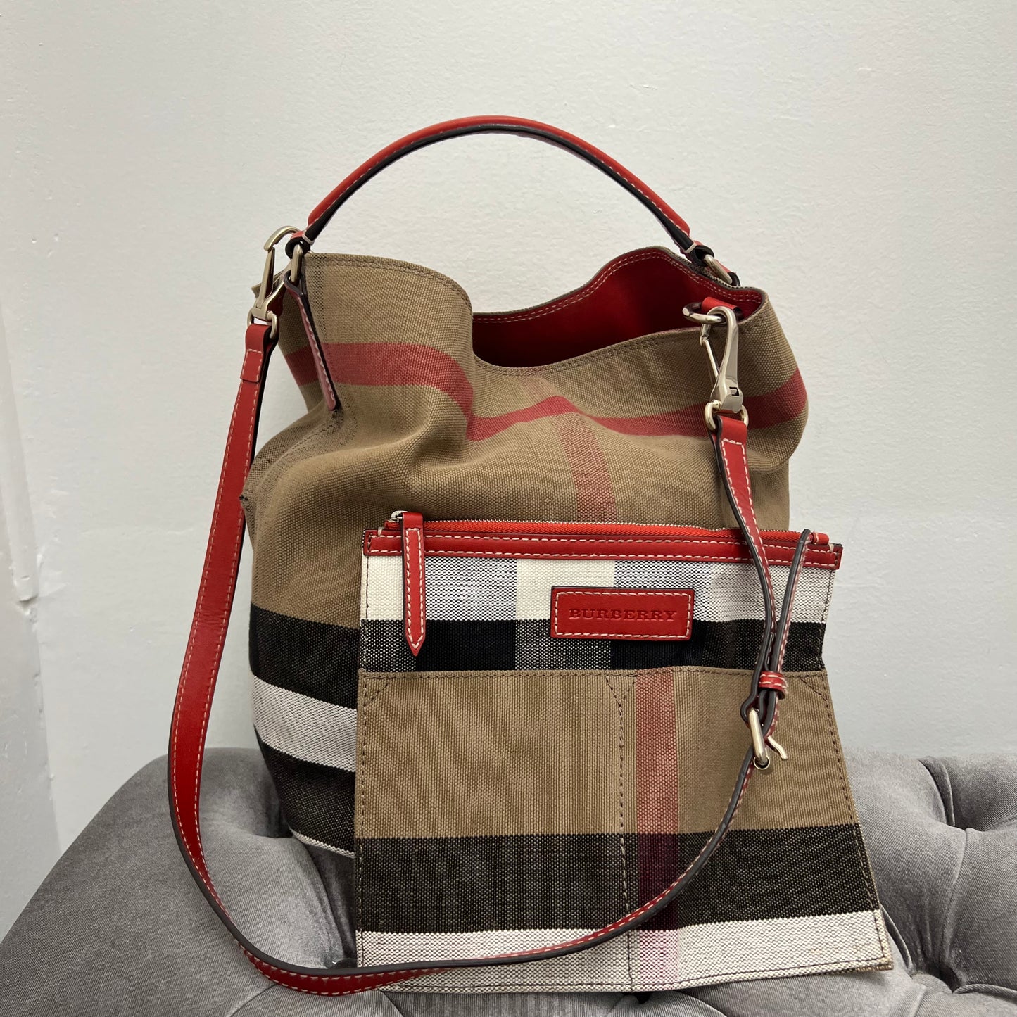 Burberry Medium Susanna Hobo Bucket