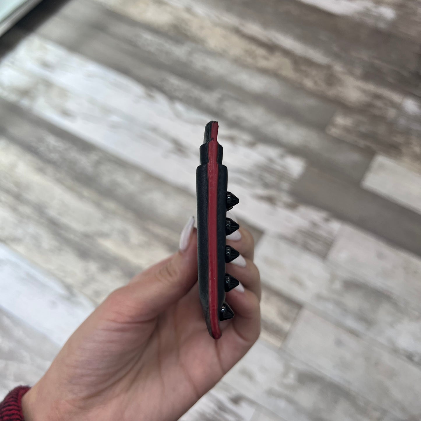 Christian Louboutin Spiked Card Case