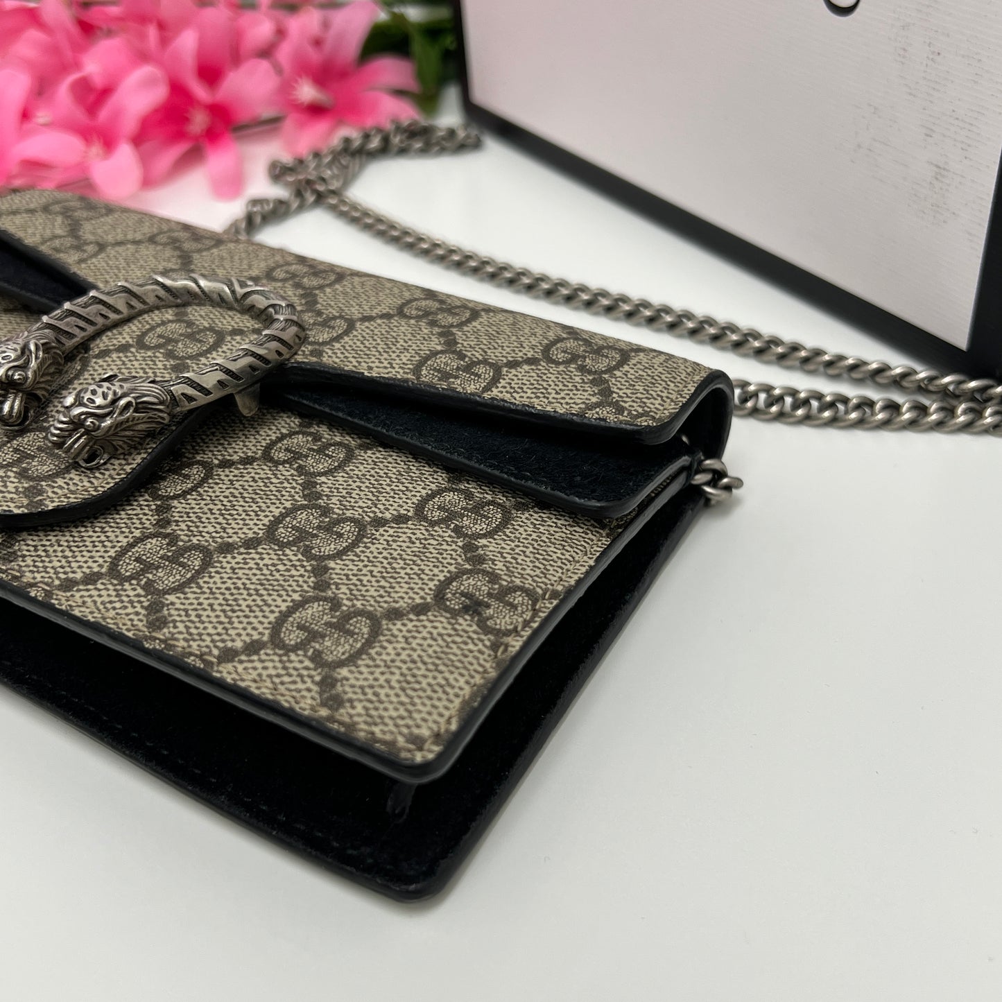 Gucci Super Mini Dionysus Crossbody GG canvas
