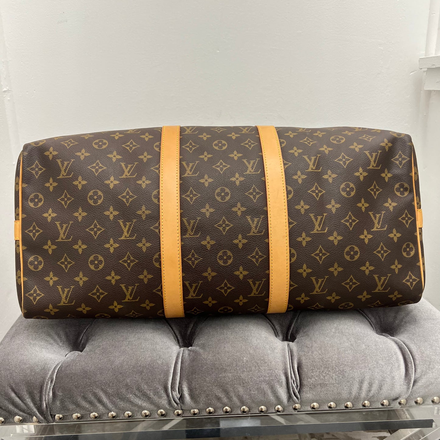 Louis Vuitton Monogram Keepall 50 Bandouliere Duffle Bag