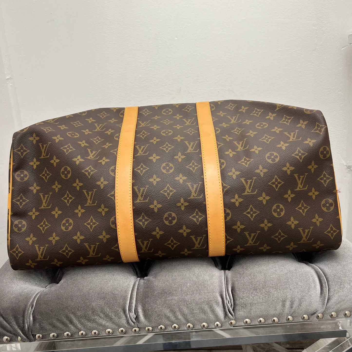 Louis Vuitton Monogram Keepall 50 Bandouliere Duffle Bag