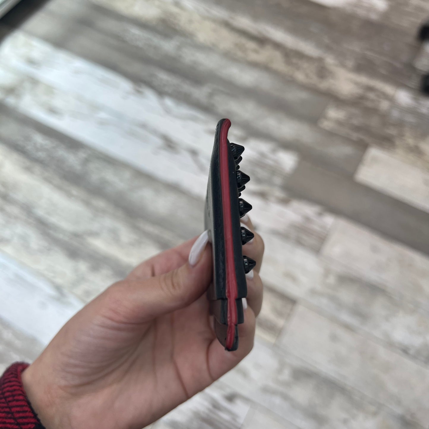 Christian Louboutin Spiked Card Case