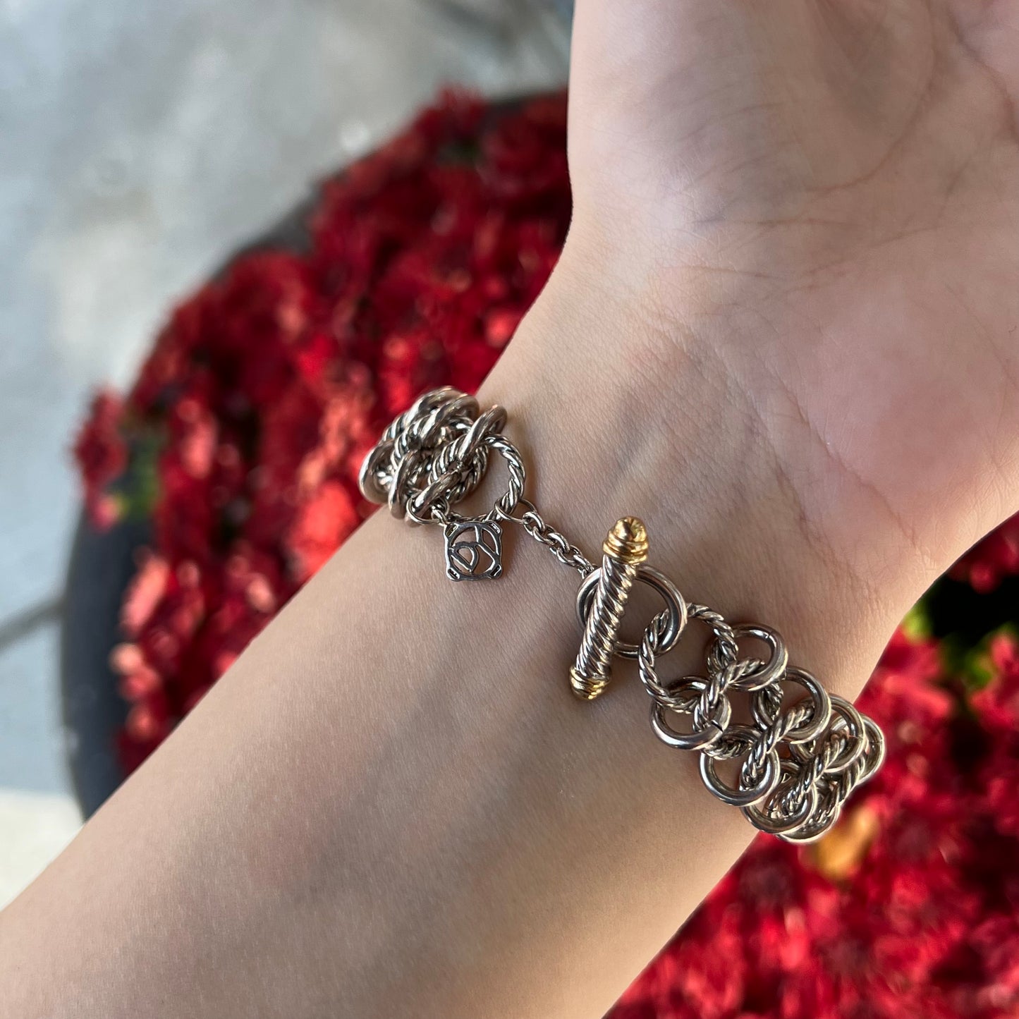 David Yurman Chain Link Toggle Bracelet