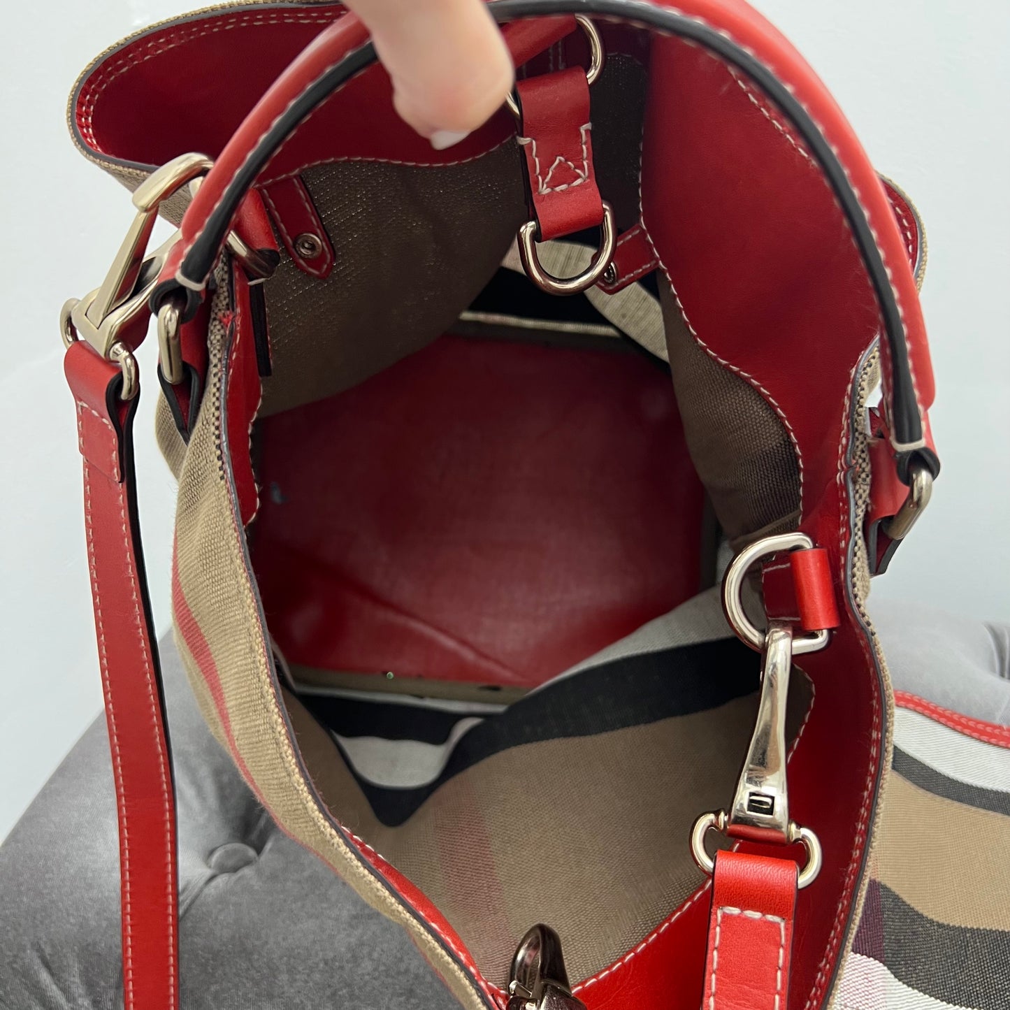 Burberry Medium Susanna Hobo Bucket