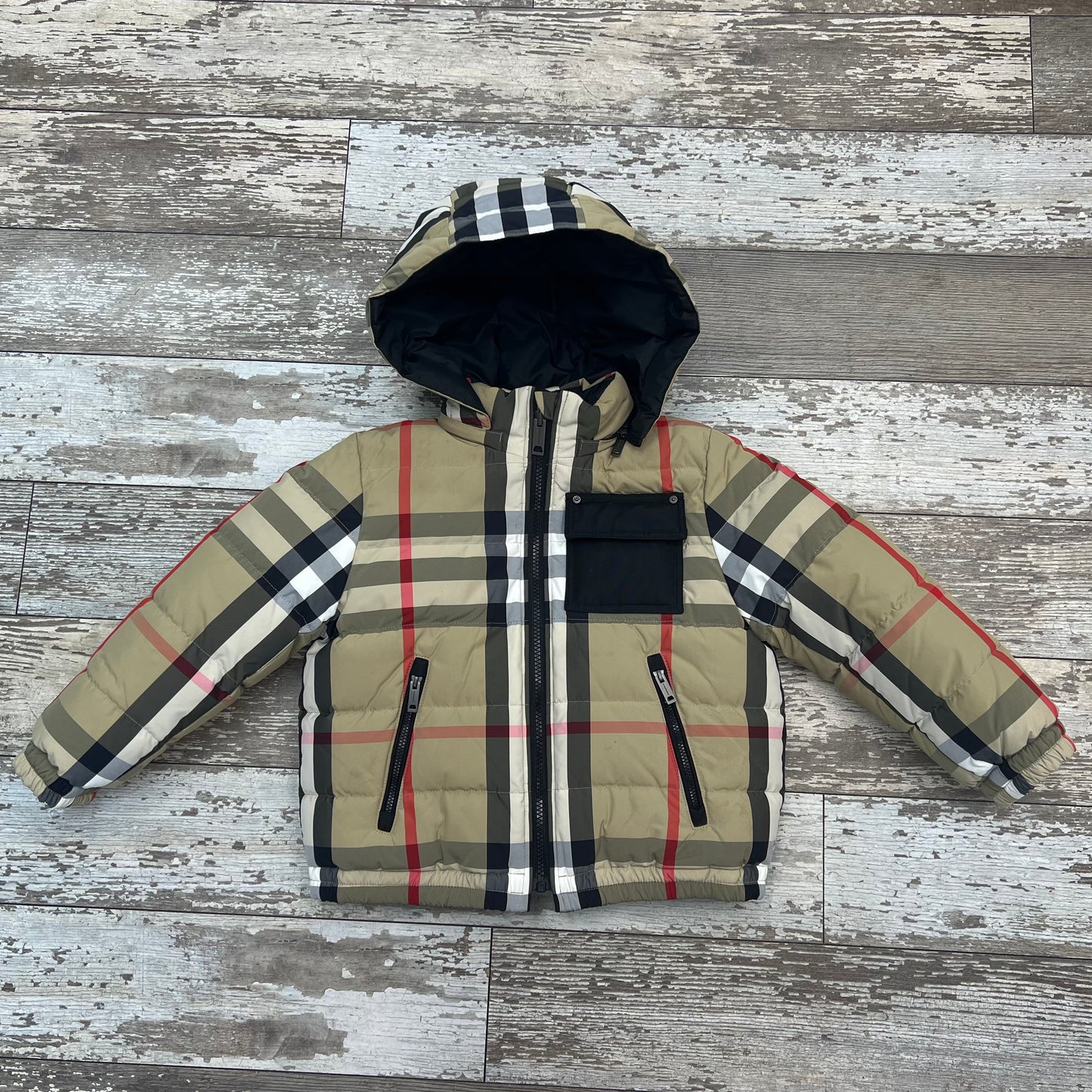 Burberry Kids Reversible Coat, 6 Youth