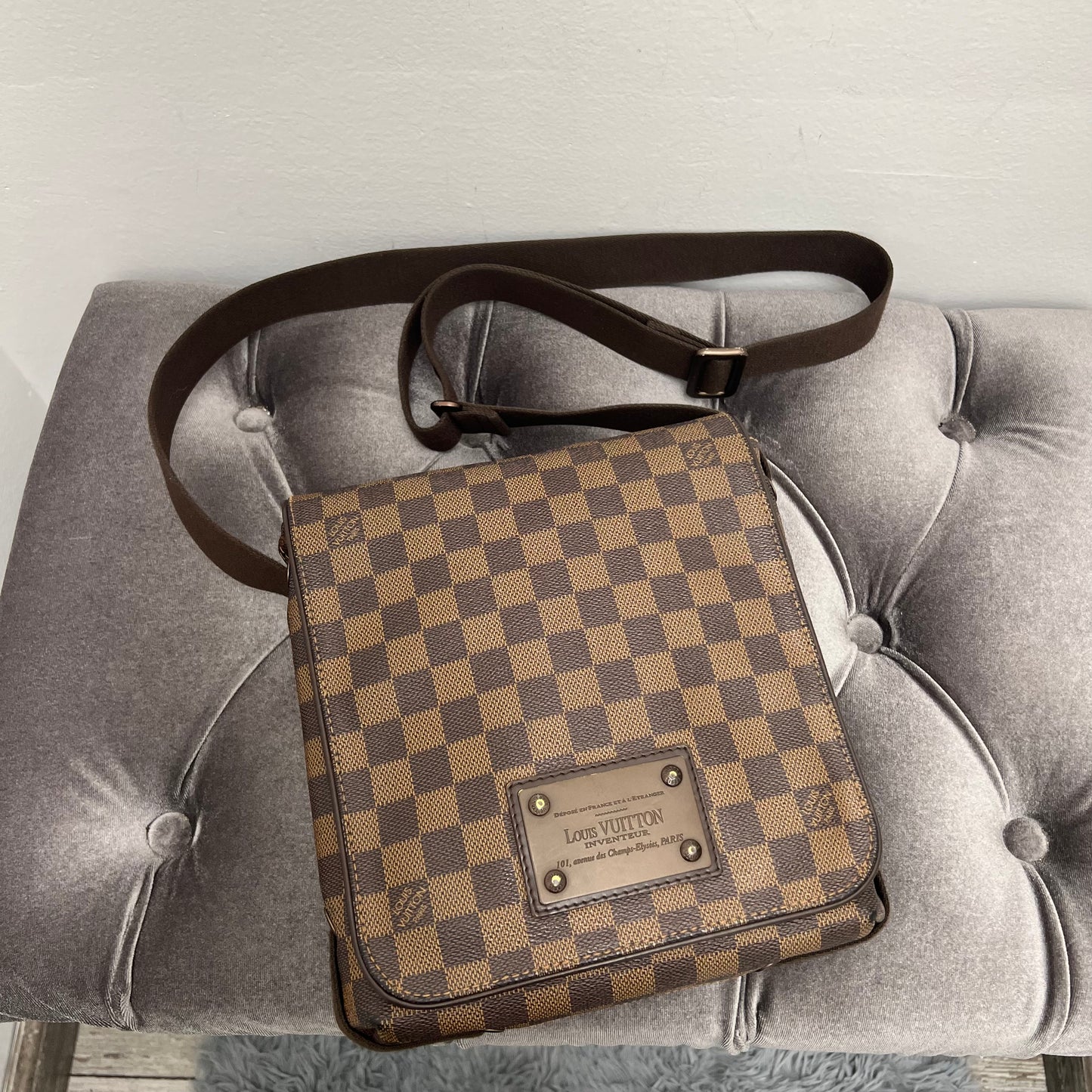 Louis Vuitton Brooklyn Flap PM Damier Ebene