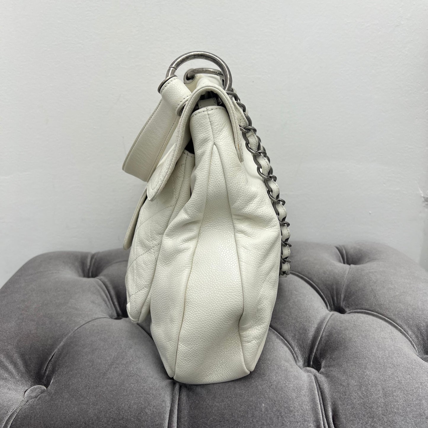 Chanel Coco Rider Hobo Glazed Caviar