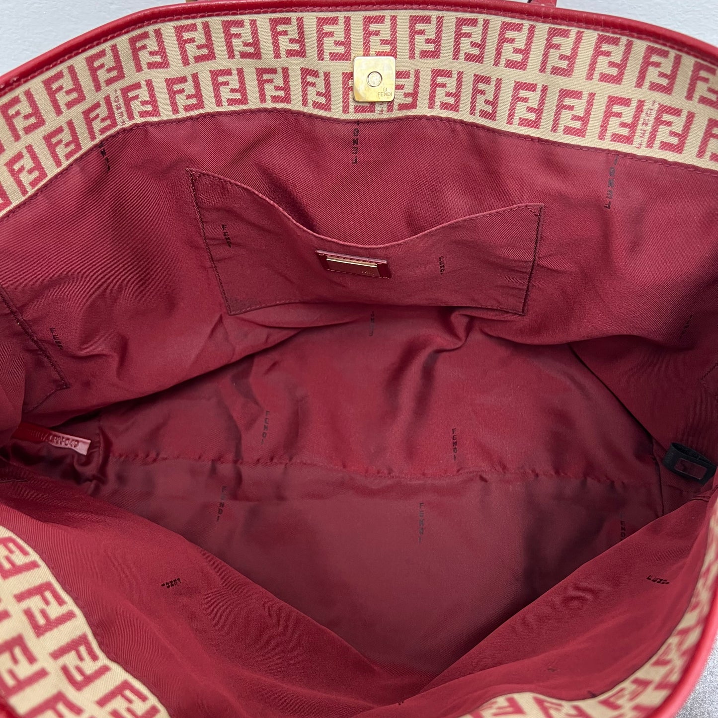 Fendi Zucchino Tote Bag