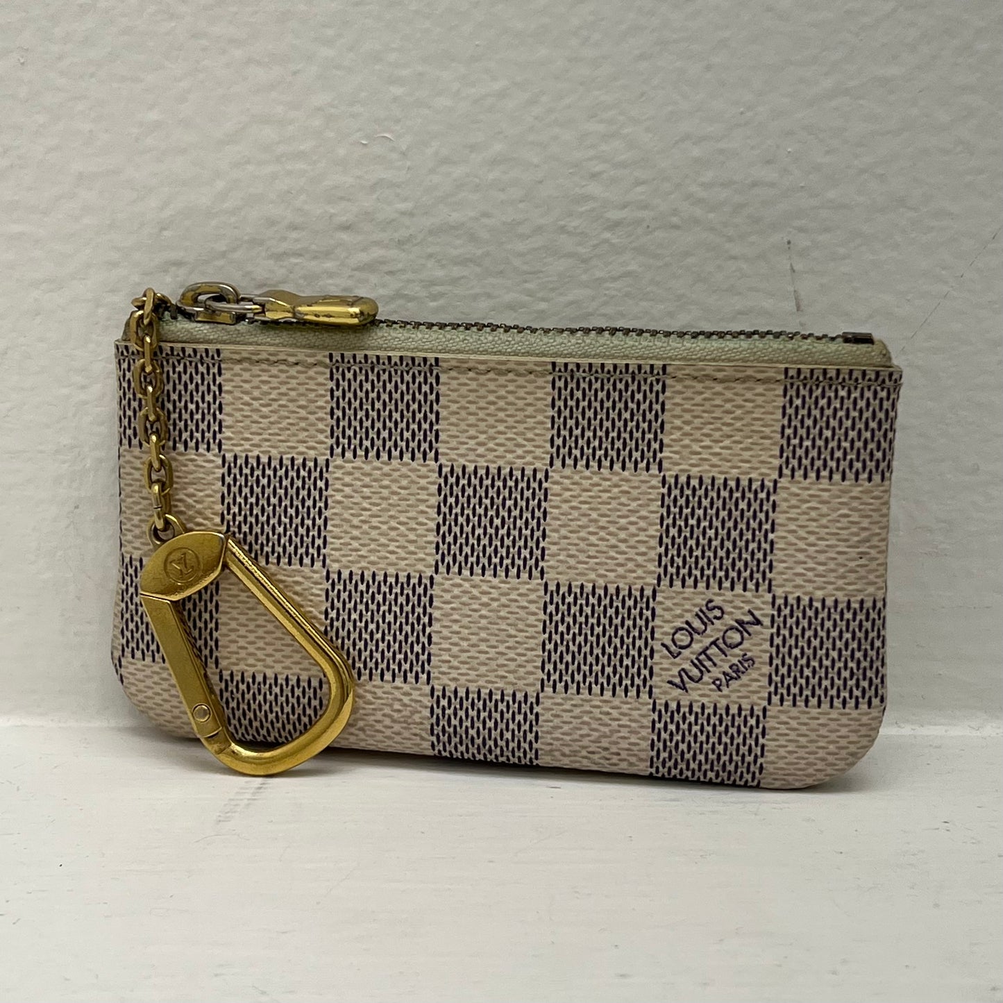Louis Vuitton Key Pouch Damier Azur