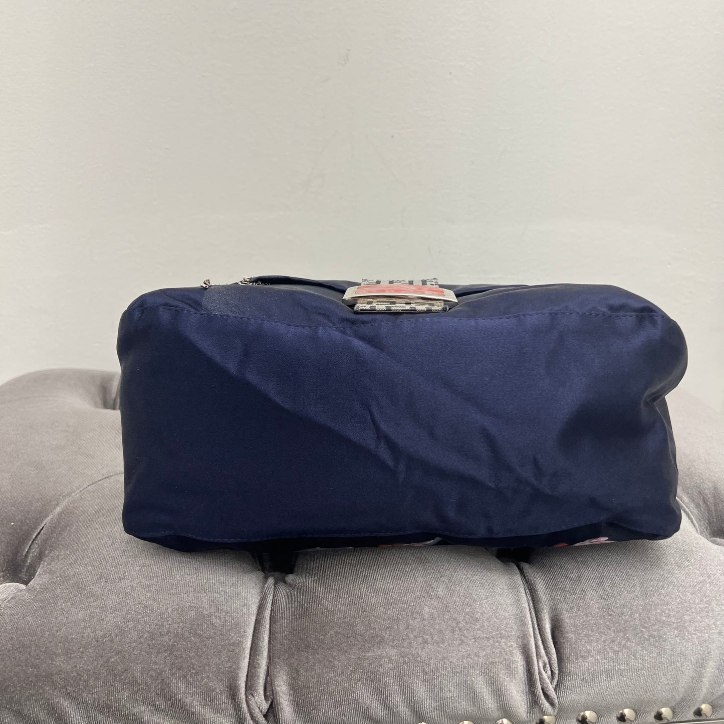 Fendi Runway Hand-Painted Limited Edition Silk Baguette