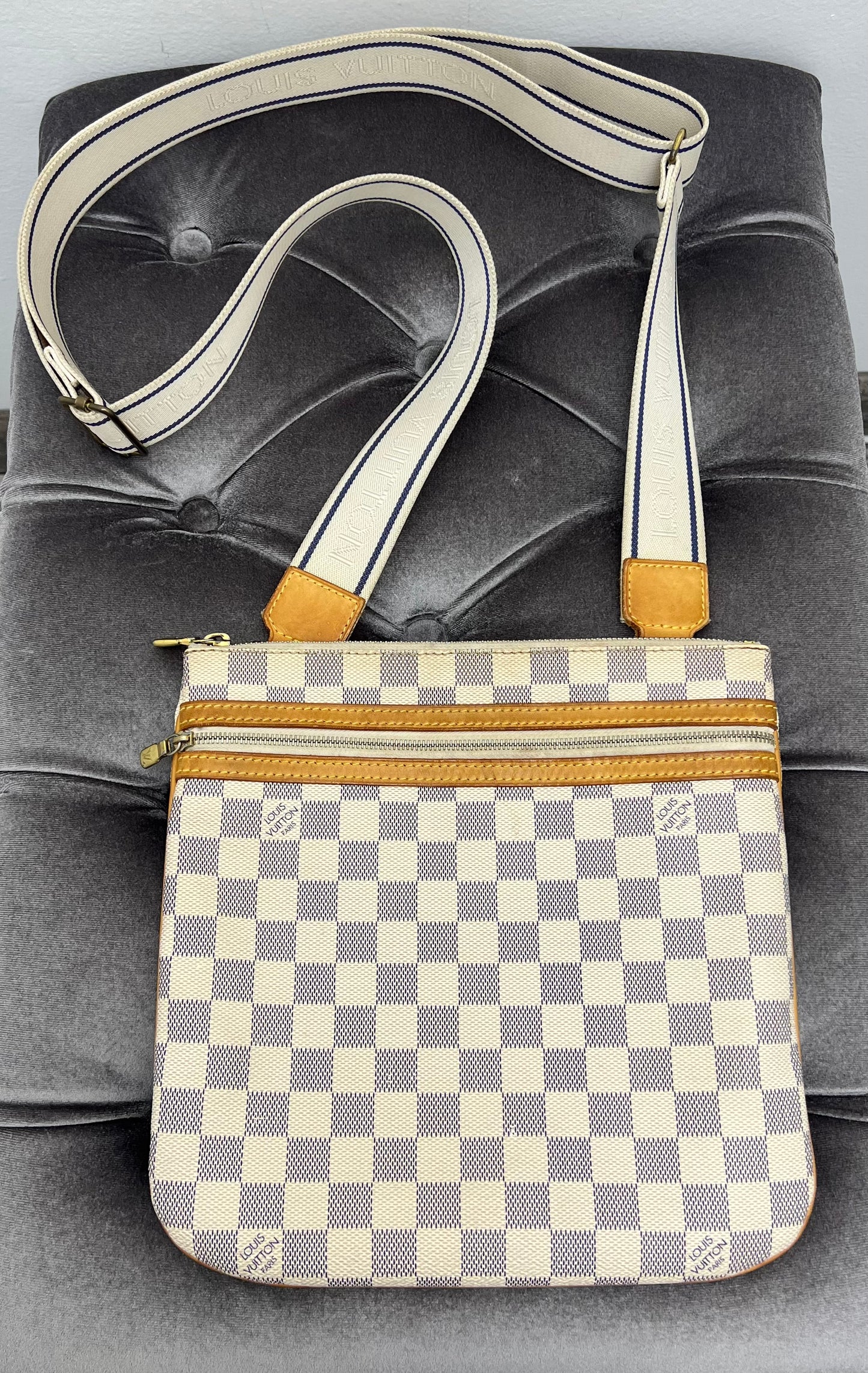 Louis Vuitton Bosphore Pochette Damier Azur