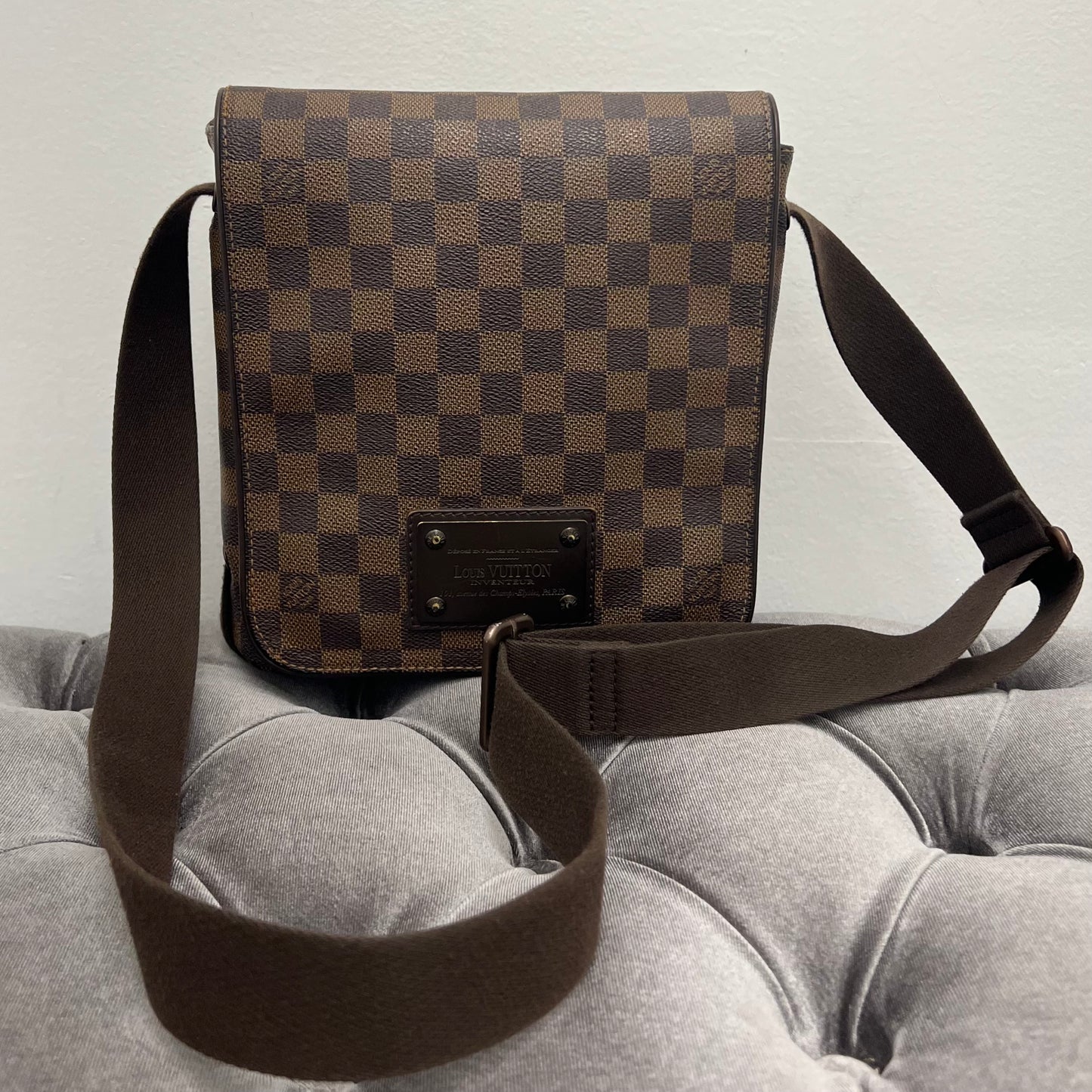 Louis Vuitton Brooklyn Flap PM Damier Ebene